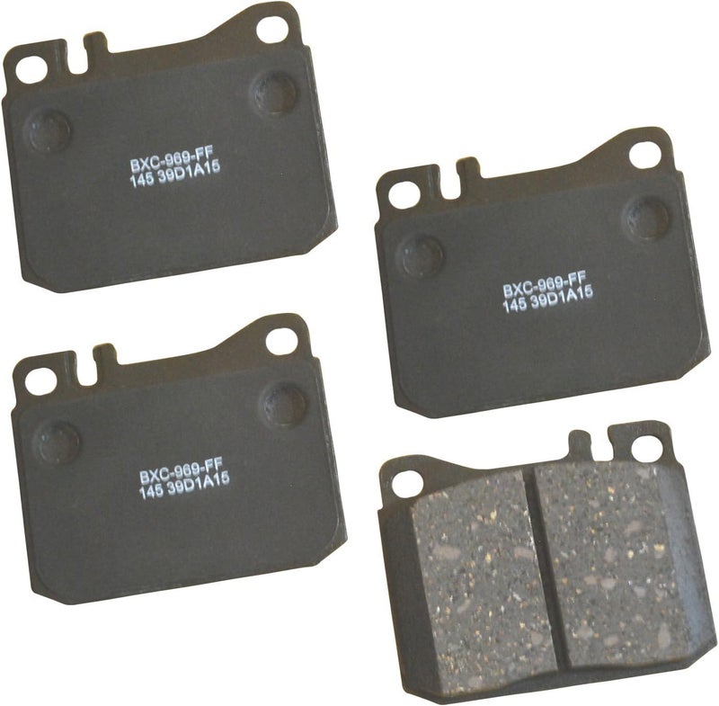 Bendix Premium SBC145 Ceramic Front Brake Pads for Select Models Mercedes-Benz 240D,280CE,280E,300CD,300D,300SD,300SDL,300SE,300SEL,300TD,350SD,350SDL,350SL,380SE,380SEL,380SL,420SEL,450SEL,450SLC - Image 1